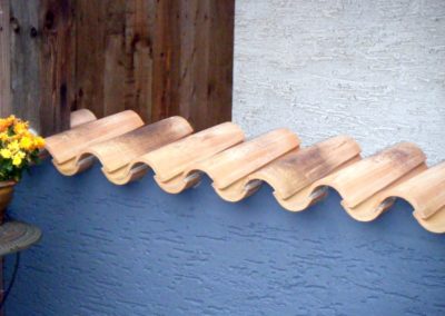 Moench Nonnen Ziegel - Toscana - Vecchio Giallo - Gartenmauer