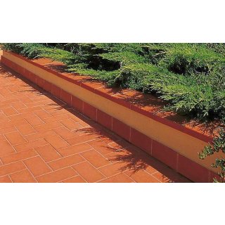 Mauerabdeckung Chaperon Muro - Rouge - 12,5 cm Breit