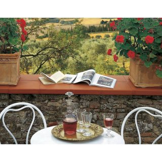 Mauerabdeckung Chaperon Muro - Rouge - 20,5 cm Breit