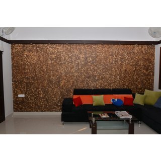 Holzfliesen - Kokosnuss - Cocomosaic Classic - Natural Grain