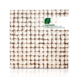 Holzfliesen - Kokosnuss - Cocomosaic Classic - White Patina