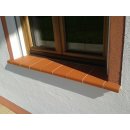 Ton-Fensterb&auml;nke Appui Occitan - Rouge - 350 x 200 x...