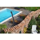 Mönch Nonnen Ziegel Toscana - Vecchio Rustico - Länge 45 cm