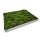Moosbilld Polstermoos Waldgrün - Alurahmen Eckig 60 x 60 cm-Weiß Lackiert
