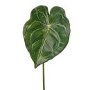 Kunstpflanzen-Blatt Anthurium-Blatt, Länge 67 cm