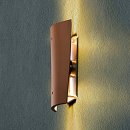 Wandlampe Lucernina - Strahler mit Mönch Nonne - Rosso